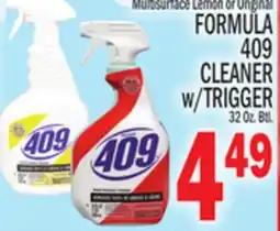 C Town FORMULA 409 CLEANER w/TRIGGER offer