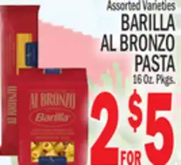 C Town BARILLA AL BRONZO PASTA offer