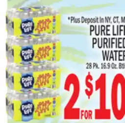C Town PURE LIFE PURIFIED WATER offer