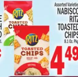 C Town NABISCO RITZ TOASTED CHIPS offer