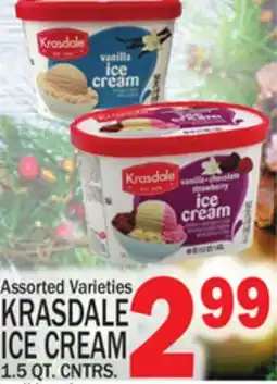 C Town KRASDALE ICE CREAM offer