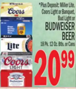 C Town BUDWEISER BEER offer
