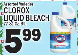 C Town CLOROX LIQUID BLEACH offer