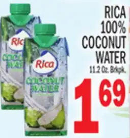 C Town RICA 100% COCONUT WATER offer