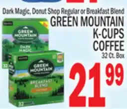 C Town GREEN MOUNTAIN K-CUPS COFFEE offer