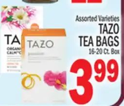 C Town TAZO TEA BAGS offer