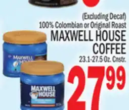 C Town MAXWELL HOUSE COFFEE offer