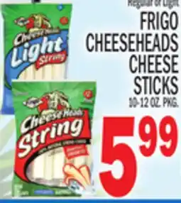 C Town FRIGO CHEESEHEADS CHEESE STICKS offer