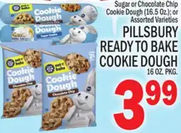 C Town PILLSBURY READY TO BAKE COOKIE DOUGH 16 OZ. PKG offer