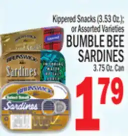 C Town BUMBLE BEE SARDINES offer