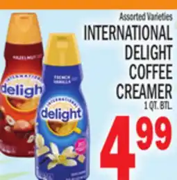C Town INTERNATIONAL DELIGHT COFFEE CREAMER offer
