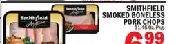 C Town SMITHFIELD SMOKED BONELESS PORK CHOPS offer