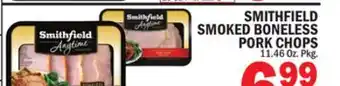 C Town SMITHFIELD SMOKED BONELESS PORK CHOPS offer
