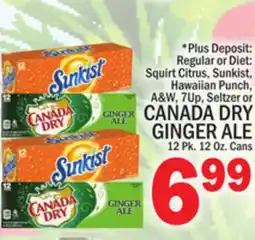 C Town CANADA DRY GINGER ALE offer