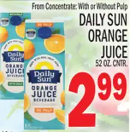 C Town DAILY SUN ORANGE JUICE offer