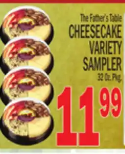 C Town The Father's Table CHEESECAKE VARIETY SAMPLER offer
