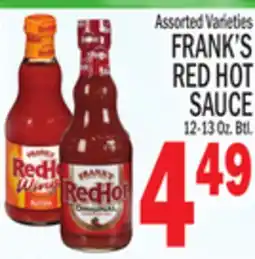 C Town FRANK'S RED HOT SAUCE offer