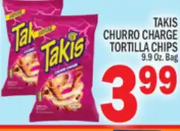 C Town TAKIS CHURRO CHARGE TORTILLA CHIPS offer