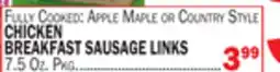 C Town CHICKEN BREAKFAST SAUSAGE LINKS offer