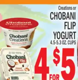 C Town CHOBANI FLIP YOGURT offer