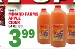 C Town MINARD FARMS APPLE CIDER offer