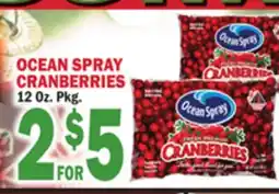 C Town OCEAN SPRAY CRANBERRIES offer