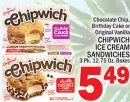 C Town CHIPWICH ICE CREAM SANDWICHES offer
