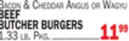 C Town BEEF BUTCHER BURGERS offer