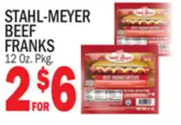 C Town STAHL-MEYER BEEF FRANKS offer
