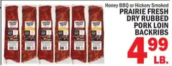C Town PRAIRIE FRESH DRY RUBBED PORK LOIN BACKRIBS offer