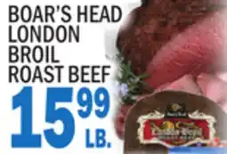 C Town BOAR'S HEAD LONDON BROIL ROAST BEEF offer