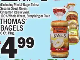 C Town THOMAS' BAGELS offer