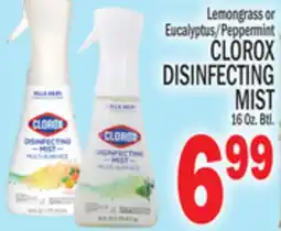 C Town CLOROX DISINFECTING MIST offer