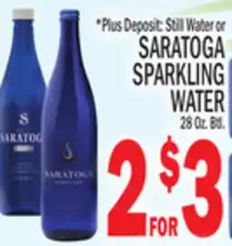 C Town SARATOGA SPARKLING WATER offer