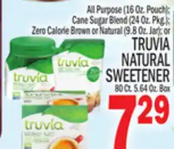 C Town TRUVIA NATURAL SWEETENER 80 Ct. 5.64 Oz. Box offer