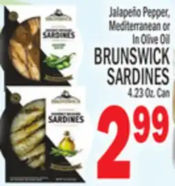 C Town BRUNSWICK SARDINES offer
