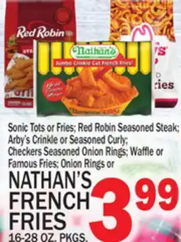 C Town NATHAN'S FRENCH FRIES offer