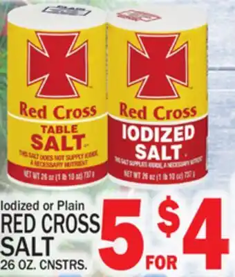 C Town RED CROSS SALT offer