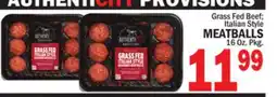 C Town AUTHENTICITY PROVISIONS MEATBALLS offer