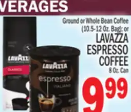 C Town LAVAZZA ESPRESSO COFFEE 8 Oz. Can offer