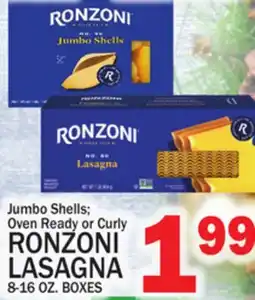 C Town RONZONI LASAGNA offer