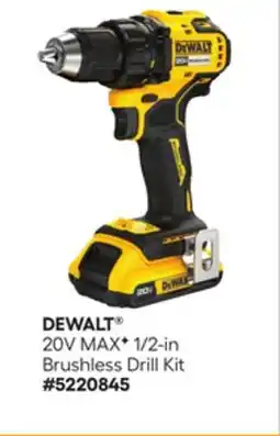 Lowe's 20V MAX 1/2-in Brushless Drill Kit offer