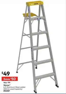 Lowe's 6-ft Aluminum Step Ladder offer