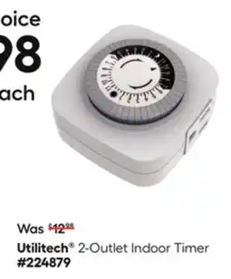 Lowe's 2-Outlet Indoor Timer offer