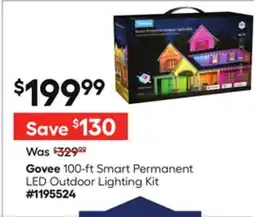 Lowe's 100-ft Smart Permanent LED Outdoor Lighting Kit offer