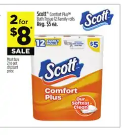 Dollar General Scott Comfort Plus Bath Tissue offer