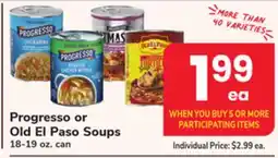 ACME Progresso or Old El Paso Soups offer