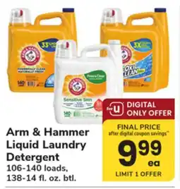 ACME Arm & Hammer Liquid Laundry Detergent offer