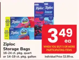 ACME Ziploc Storage Bags offer