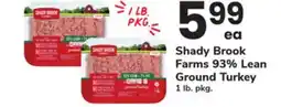 ACME Shady Brook Farms 93% Lean Ground Turkey offer